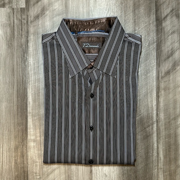 7 Diamonds Other - 7 Diamonds Long Sleeve Button Down Shirt - Large
